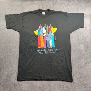 Vintage 1995 JAZZ Shirt Adult Mens 2XL XXL Tall Black Short Sleeve